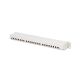 3. Digitus Patchpanel 19 Zoll, 24x RJ45, LSA-Level, Cat. 6A, geschirmt, 1 HE, grau, Kabelführung