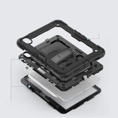 5. Tech-Protect Solid360 Hülle für iPad Air 11" 2024 - Schwarz