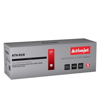 Activejet ATH-81N Toner (ersetzt HP 81A CF281A; Supreme; 10.500 Seiten; schwarz)
