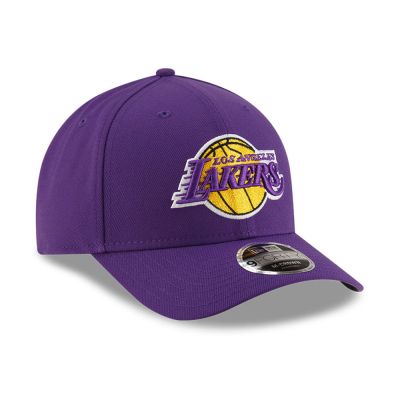 3. New Era 9FORTY Los Angeles Lakers NBA Team M-Crown Lila Snapback-Kappe - 60755462