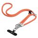 4. Tech-Protect C10S Seil-Handy-Lanyard – Orange