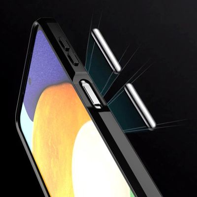 11. Carbon Case Flexibel Handyhülle TPU Schutzhülle für Samsung Galaxy A22 4G schwarz