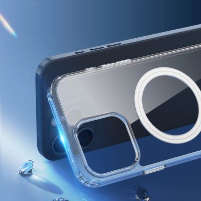 7. Dux Ducis Clin Mag Hülle mit MagSafe für iPhone 16 Pro – transparent