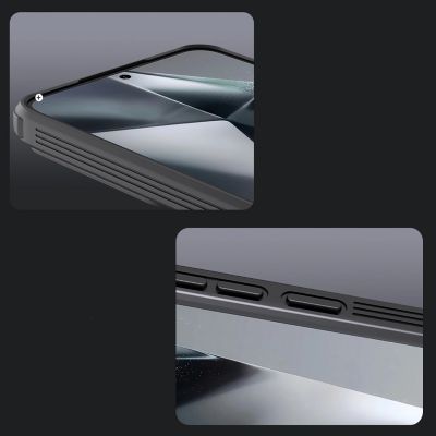 12. Nillkin CamShield Pro Hülle für Samsung Galaxy S25 mit Kameraabdeckung – Schwarz