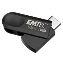 Emtec C280 USB-Stick 128 GB USB Typ-C 3.2 Gen 1 (3.1 Gen 1) Schwarz