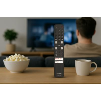 5. SAVIO Universalfernbedienung für Fernseher / Ersatz für TCL Smart TV RC-15