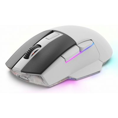 5. Sharkoon SGM50W Gaming-Maus, rechte Seite, RF Wireless + USB Typ-A, optisch, 6400 DPI
