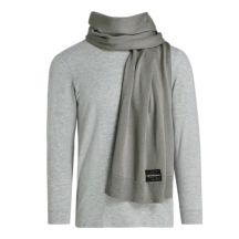 Calvin Klein CK Logo Winterschal Grau - LZ04D8081G-PZE