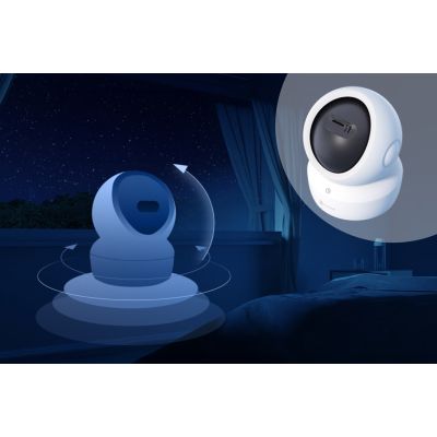 25. EZVIZ H6c G1 4K Sphärische IP-Sicherheitskamera für den Innenbereich 3840 x 2160 px Decke/Wand/Schreibtisch