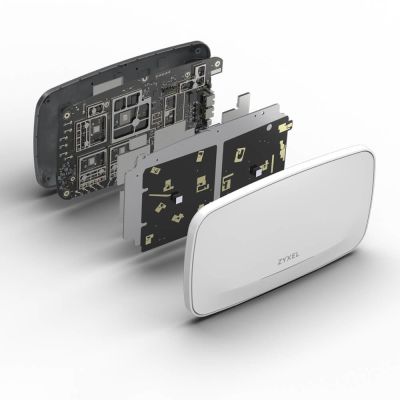 10. Wi-Fi 7 Access Point Zyxel WBE660S 2,4 GHz (4x4)/5 GHz (4x4)/6 GHz (4x4) PoE+/PoE++ 1x1 Gbit/s 1x10 Gbit/s
