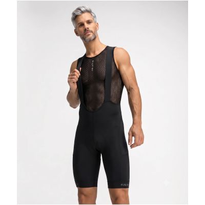 2. Herren-Radshorts mit Sitzpolster und Trägern SILVINI Men Bib Shorts GAVIA