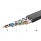 9. Ugreen Ethernet-Patchkabel U/FTP Cat. 7 10 Gbit/s flach 0,5 m schwarz (NW106)