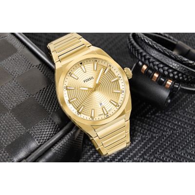 5. FOSSIL Everett FS5965 Herrenuhr + Box