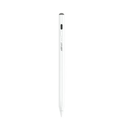 2. Acefast V2 kapazitiver Stift für iPad mit 2 austauschbaren Spitzen – Weiß