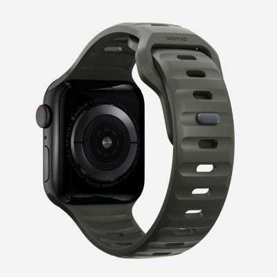 2. NOMAD Sportarmband - Armband für Apple Watch 46 mm/49 mm mit FKM (aschgrün)