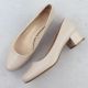 4. Beige Sergio Leone PB291 Pumps mit Blockabsatz