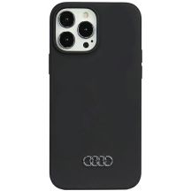 Audi Silikonhülle iPhone 13 Pro Max 6,7" schwarz/schwarz Hardcase AU-LSRIP13PM-Q3/D1-BK