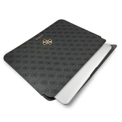 4. Guess 4G Big Logo-Hülle für einen 13-Zoll-Laptop – Grau