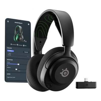 4. SteelSeries Arctis Nova 5X Schwarze Kopfhörer