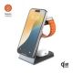 Feste Ladestation mit 3-in-1-Wireless-Charging-Funktion FIXED MagPowerstation Alu 3 (FIXMPOS-AL3-GR)
