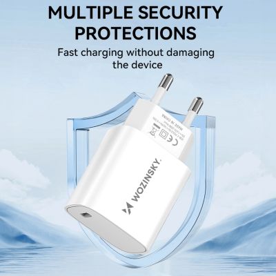 7. Wozinsky WGWCCW 20W USB-C Wandladegerät - Weiß