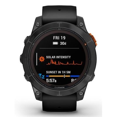 2. Garmin Fenix 7 Pro Solar Edition Schiefergrau/Schwarzes Band Sportuhr