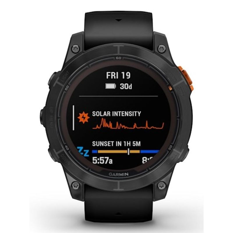 2. Garmin Fenix 7 Pro Solar Edition Schiefergrau/Schwarzes Band Sportuhr