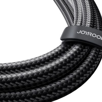 6. Joyroom Speedy Series S-A21 2in1 USB-C – USB-C/USB-C-Kabel 100 W 1,5 m – Schwarz