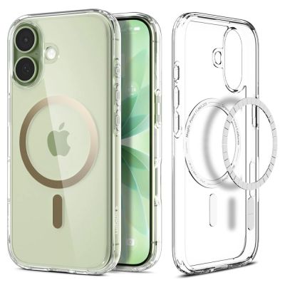8. Spigen Ultra Hybrid MagSafe Case für iPhone 17 - Transparent Gold