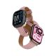 AmazingThing Class Band Lederarmband für Apple Watch 45 / 46 / 49 mm - Rosa