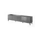 ABETO TV-Schrank 200x42x52 Graphit/Glanzgraphit