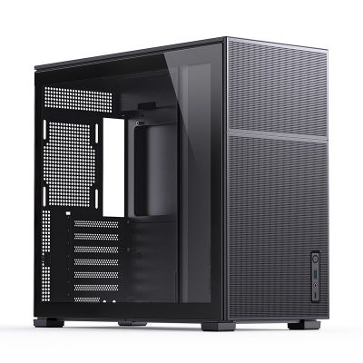 Jonsbo D41 MESH ATX-Gehäuse, gehärtetes Glas – Schwarz
