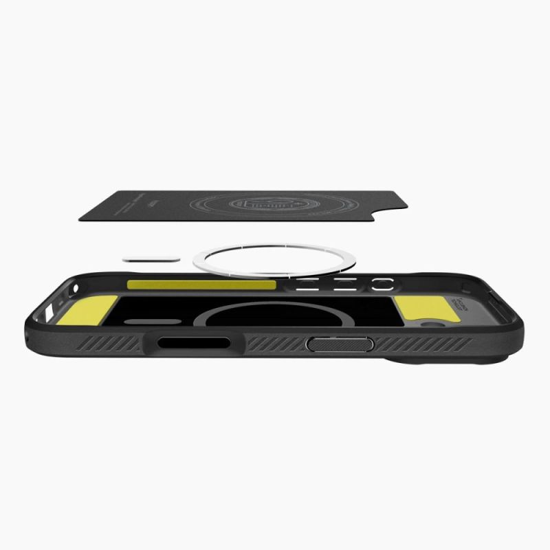 7. Spigen Rugged Armor Mag MagSafe Case für iPhone 17 - Mattschwarz