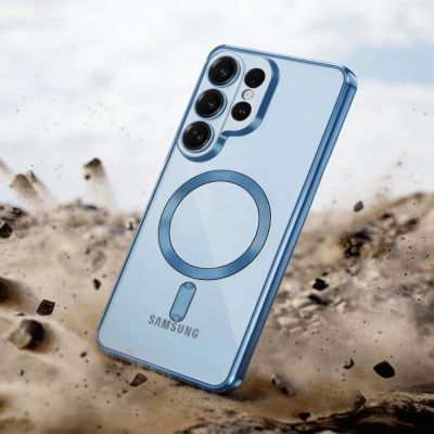 5. Tech-Protect MagFlex Hülle für Samsung Galaxy S26 Ultra – Transparentes Blau