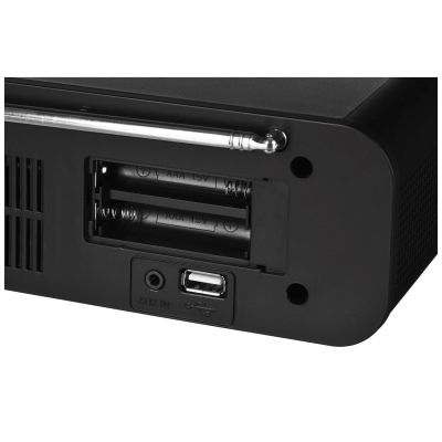 10. ADLER AD 1192b schwarzes Radiowecker