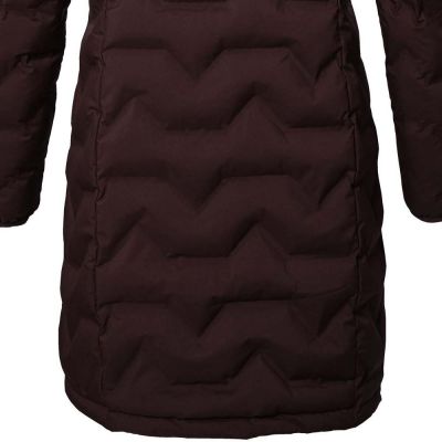 6. Killtec KOW 9 Damen Steppjacke mit Kapuze Wasserdichter Langer Winterparka Burgund (41806/447)