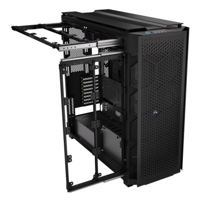 9. CORSAIR 9000D RGB AIRFLOW Super Full-Tower Schwarz