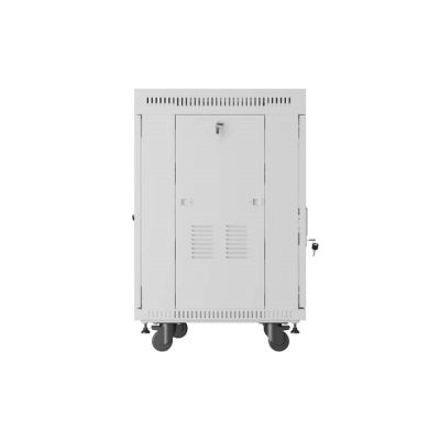 2. LANBERG Standschrank 19" 15U 600x800 LCD Grau