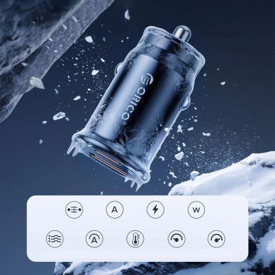 8. Autoladegerät ORICO PowerMini 30 W 1A1C Fast Car Charger
