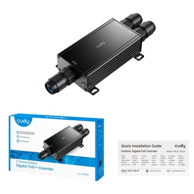 7. PoE++ Cody Extender Outdoor Wasserdicht 2-Kanal Gigabit