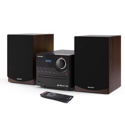 12. Sharp XL-B517D Mikro-Heim-Audiosystem 45W Braun