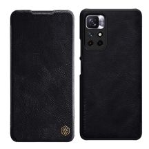 Nillkin Qin Case Klapphülle für Xiaomi Redmi Note 11T 5G / 11S 5G / 11 5G (China) / Poco M4 Pro 5G – Schwarz
