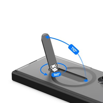 8. Dux Ducis Kind Hülle für Samsung Galaxy Z Fold 8 Ultra / Z Fold 7 mit Ständer, kompatibel mit MagSafe – Schwarz
