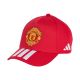 adidas Manchester United Kinderkappe Rot und Weiß KT0655