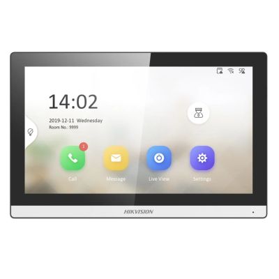 Hikvision DS-KH6350-WTE1 Video-Türsprechanlage 17,8 cm (7 Zoll) Schwarz