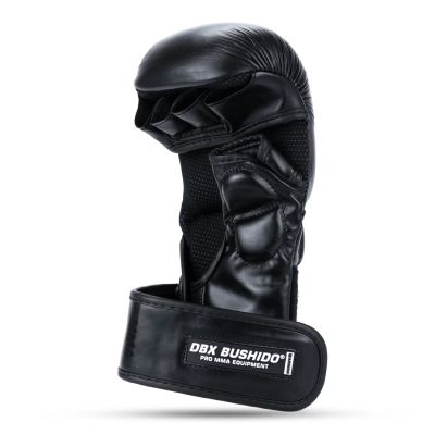 11. MMA Sparring Handschuhe M - Warrior Schwarz - LegacySeries
