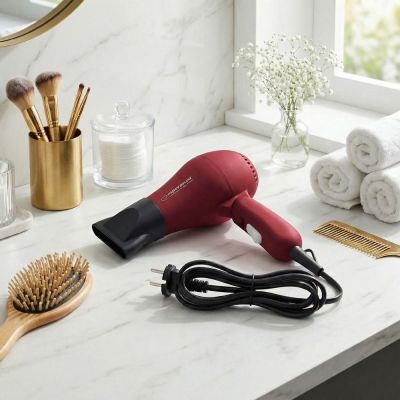 11. Esperanza AURORA EBH003R Haartrockner (750W; rot)
