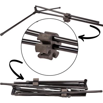 8. Netz mit ENERO-Pfosten 310 x 73 cm 2-in-1 für Tennis und Fußvolley