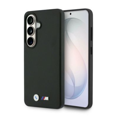 BMW M Metal Logo MagSafe Hülle für Samsung Galaxy S26+ - Schwarz