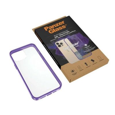 5. PanzerGlass ClearCase antibakterielle, nach Militärstandard zertifizierte Hülle für iPhone 13 Pro Max – transparentes Lila